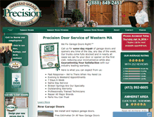 Tablet Screenshot of garagedoorsma.com